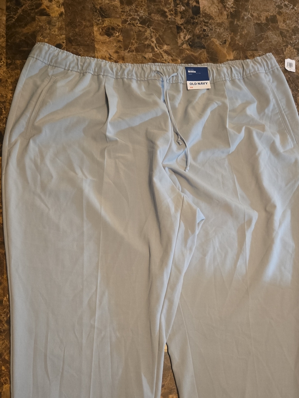 NEW Old Navy High Rise Billie Ankle Pull On Straight Trouser Pants Women’s Sz 3X